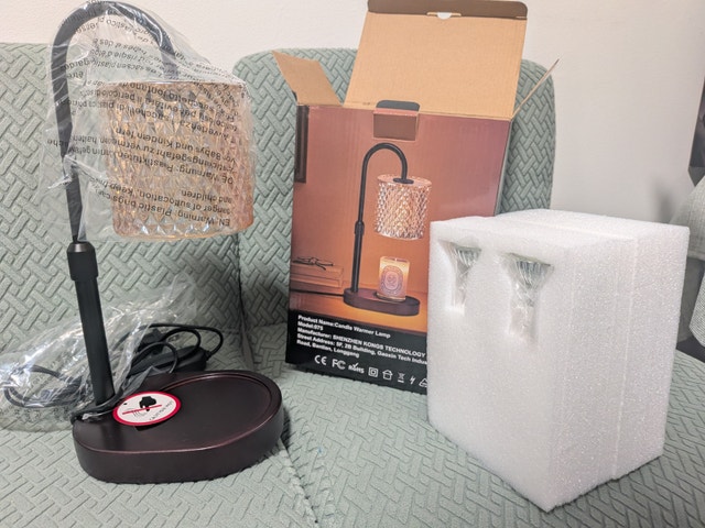 Adjustable Candle Warmer Lamp with Timer
