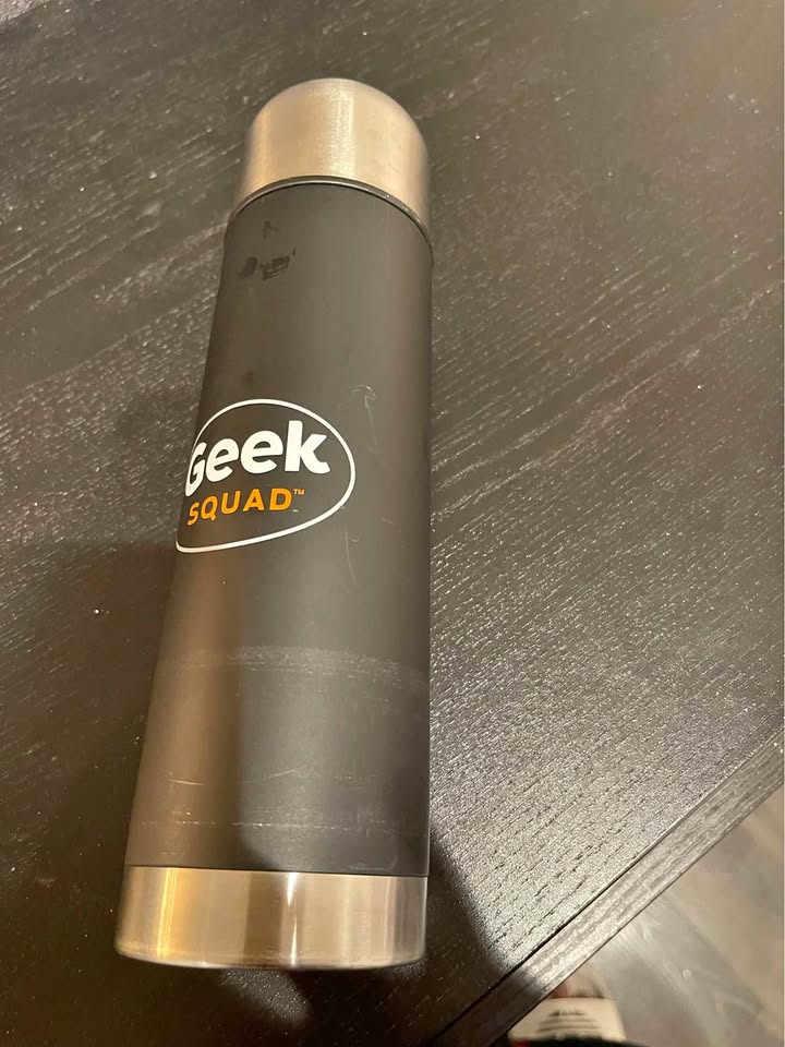 Geek squad thermos