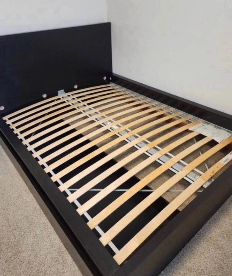 IKEA MALM Full High Bed Frame with 4 Storage Boxes - photo 2
