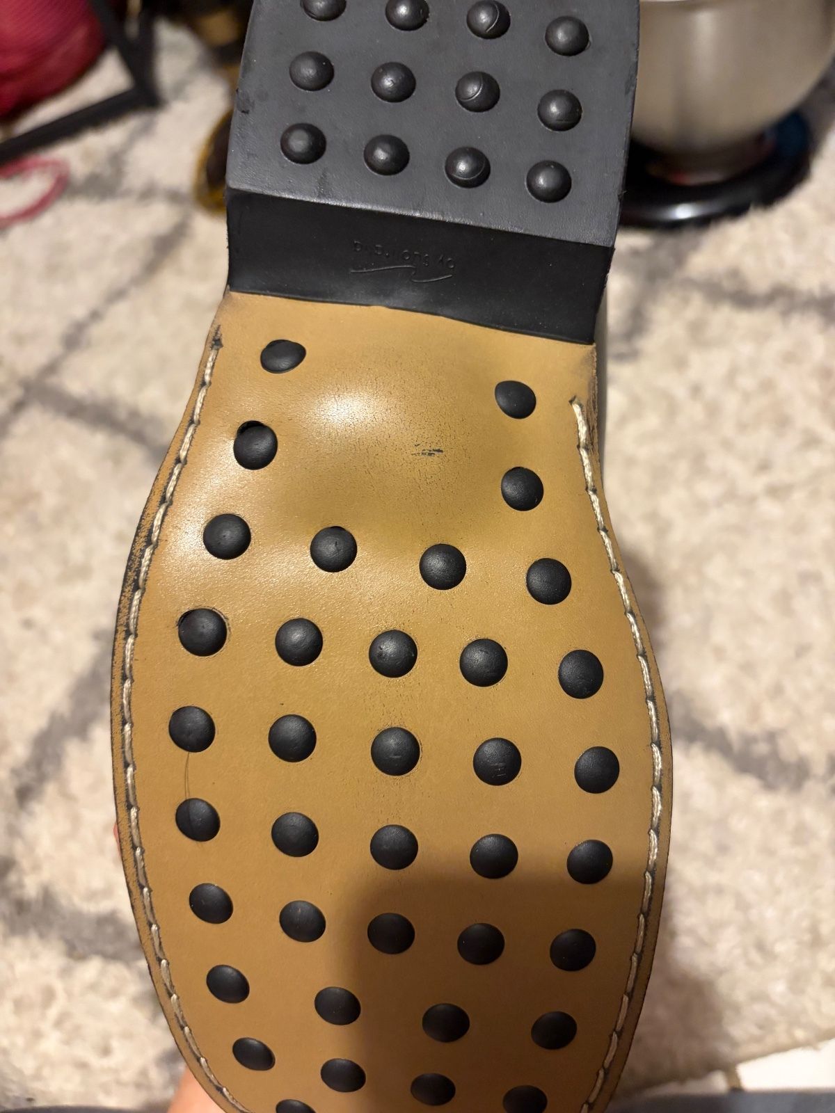 Andrea Black Leather Slip-On Loafers - photo 3