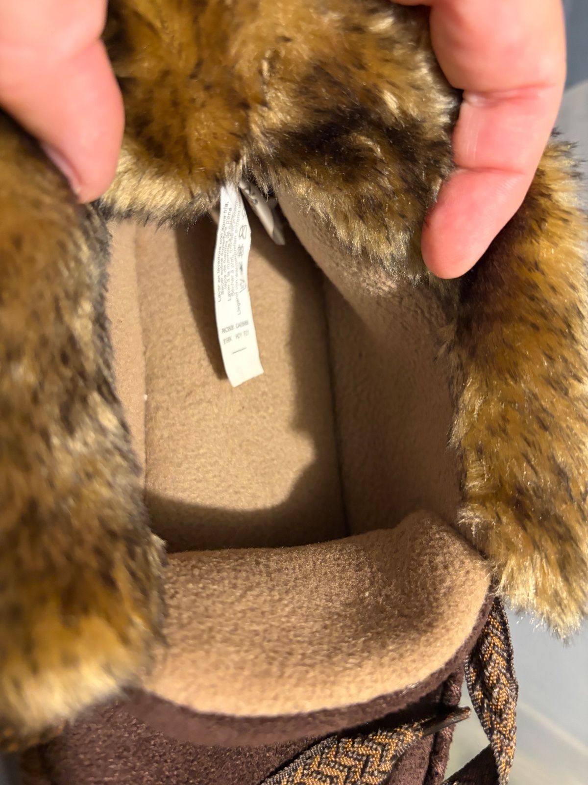 Isotoner Brown Faux Fur Lined Slippers - photo 3