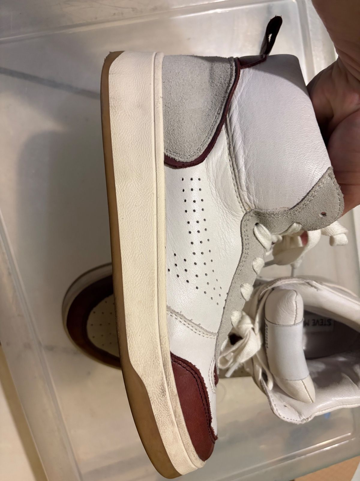 Calypso Leather High-Top Sneakers - photo 2