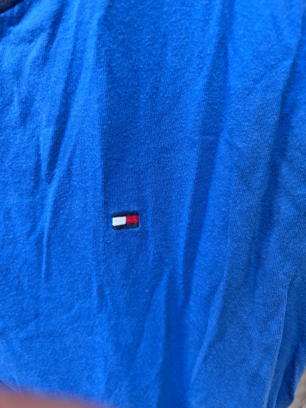 Tommy Hilfiger Boys Ringer T Shirt, Blue, Cotton, Size 12 to 14 - photo 3