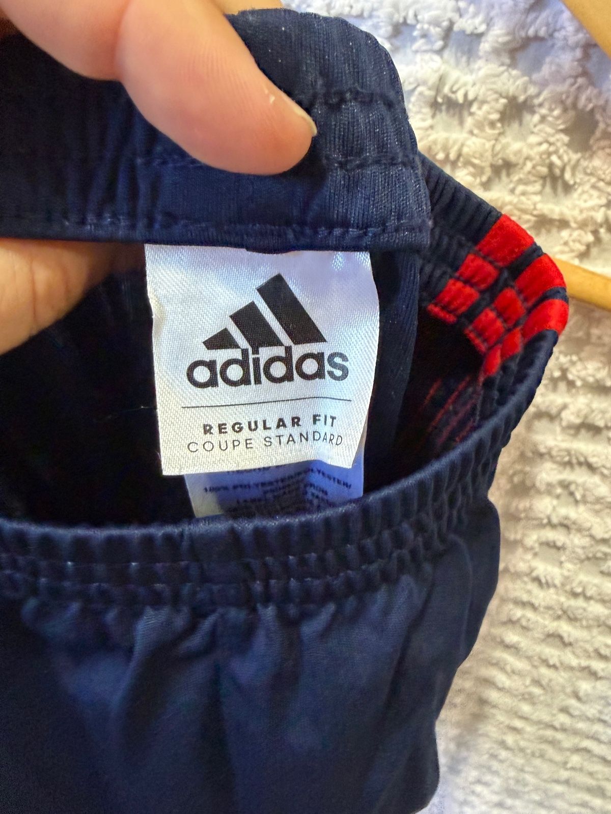 Adidas Kids Navy Red Athletic Shorts 2T - photo 4