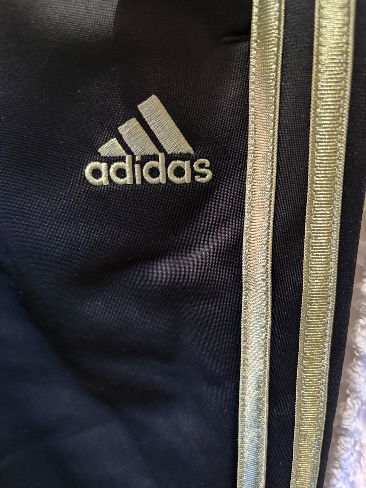 Adidas 3S Tricot Jogger Black Green Track Pants XL - photo 3