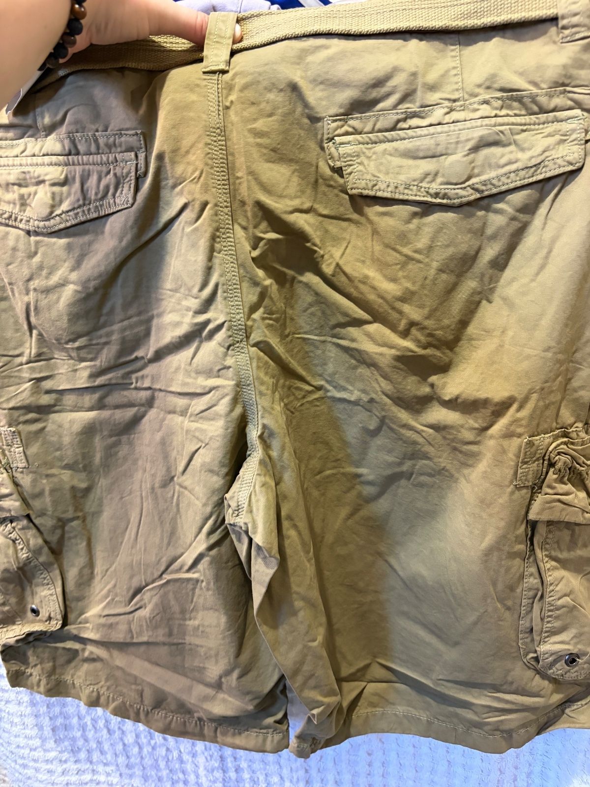 Raw X Apparel Max Comfort Cargo Shorts New Khaki 40 - photo 2