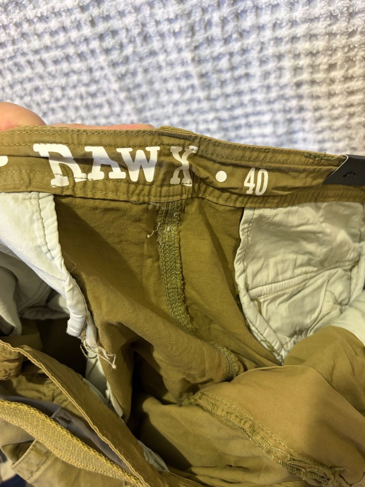 Raw X Apparel Max Comfort Cargo Shorts New Khaki 40 - photo 4