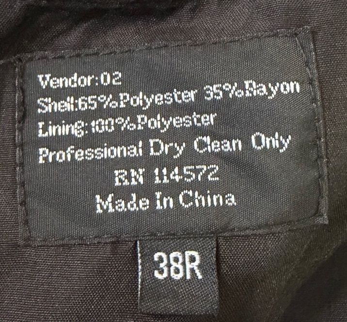 Black dress pants size 38R - photo 5