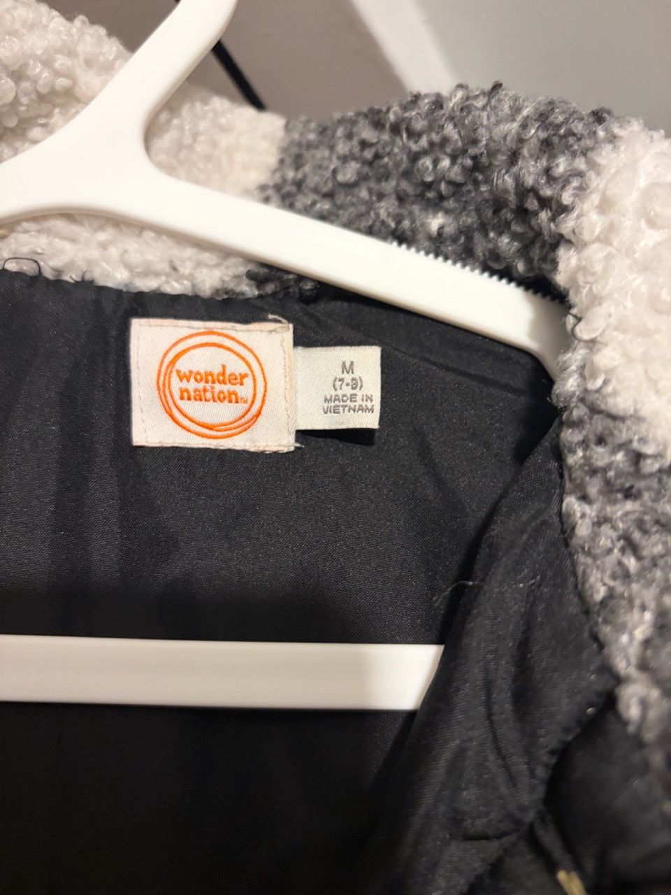 Black & White Buffalo Plaid Sherpa Shacket - photo 2