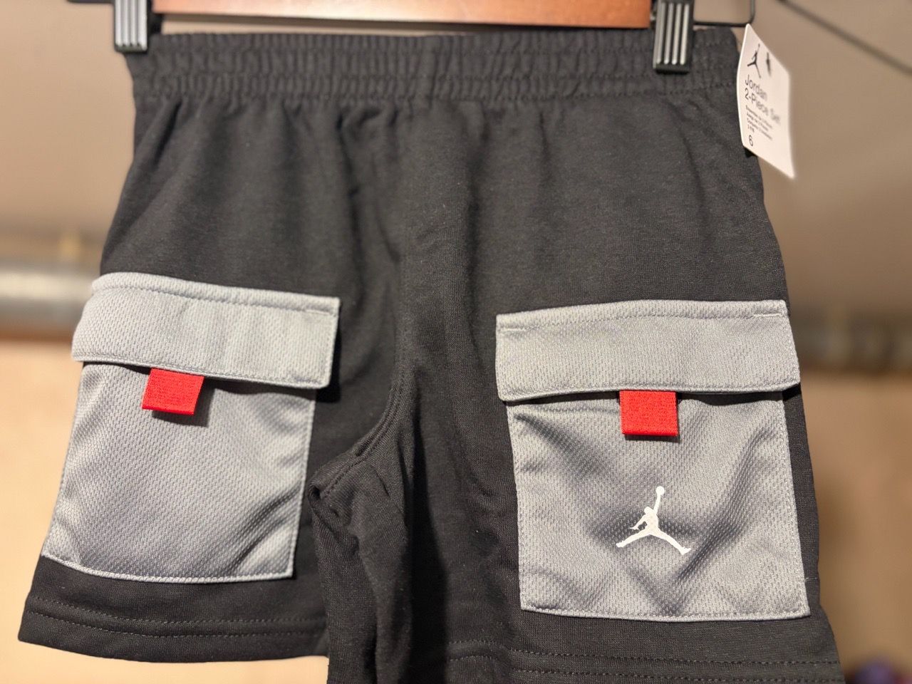 Jordan Kids Cargo Shorts and Shirt set