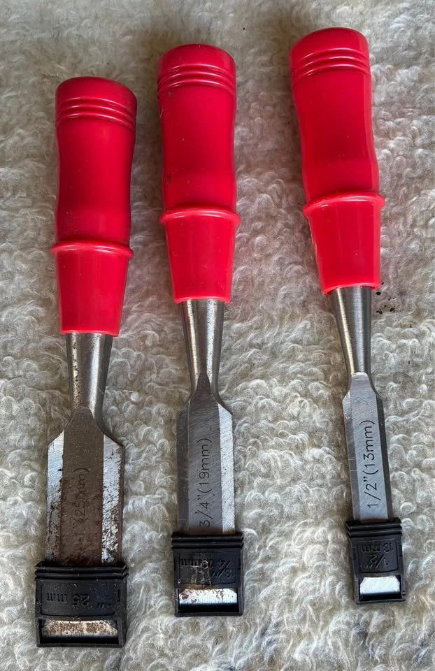 12-Piece Woodworking Chisel Mega Lot - Mixed Sizes & Brands - photo 4