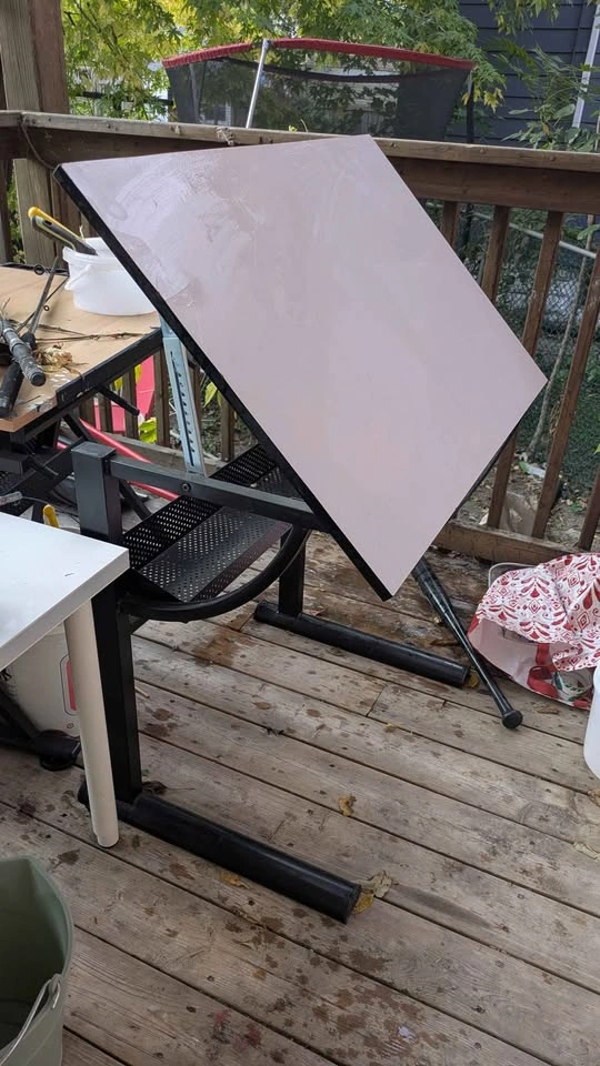 White artist drafting table - photo 2