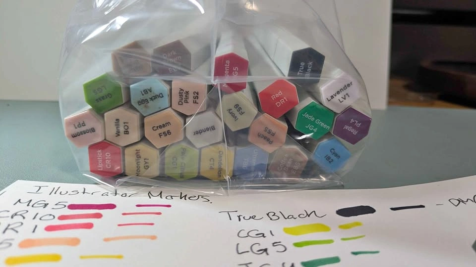 Illustrator by Spectrum Noir 24 Marker Set