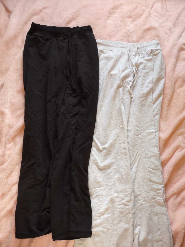 Garage stretch terry pants $100 for 2 both size small