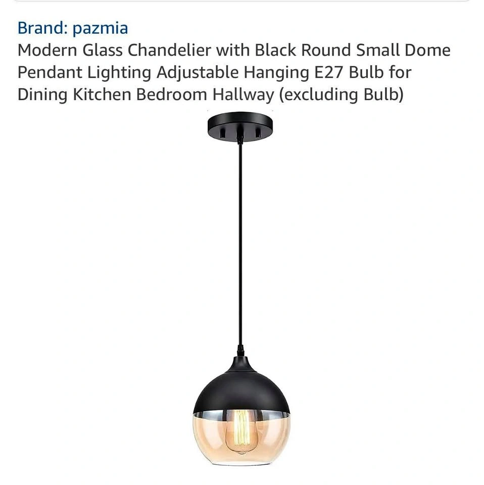 New in box pazmia Modern Glass Chandelier