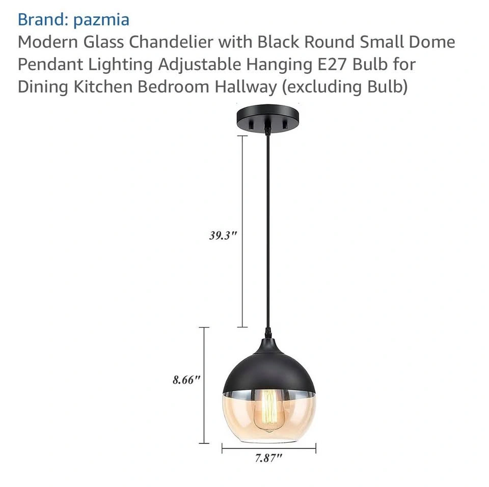 New in box pazmia Modern Glass Chandelier - photo 2