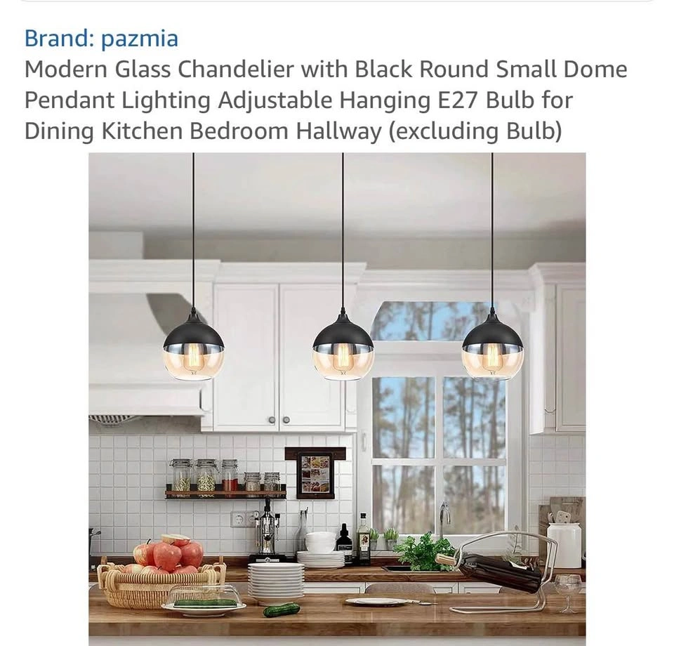 New in box pazmia Modern Glass Chandelier - photo 3