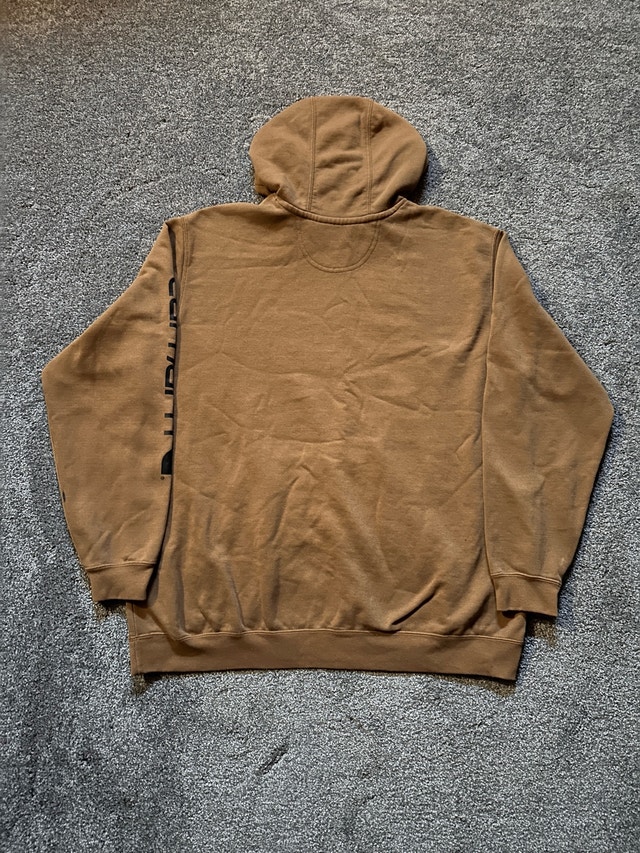 Carhartt modern loose fit sleeved logo hoodie size XL - photo 5