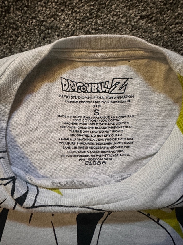 dragon Ball Z 2018 goku graphic T shirt size small - photo 3