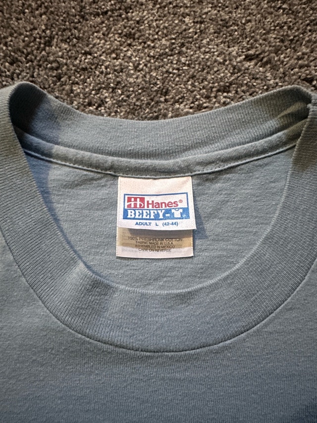 hanes 90s stars on ice single sitch T shirt size L - photo 5