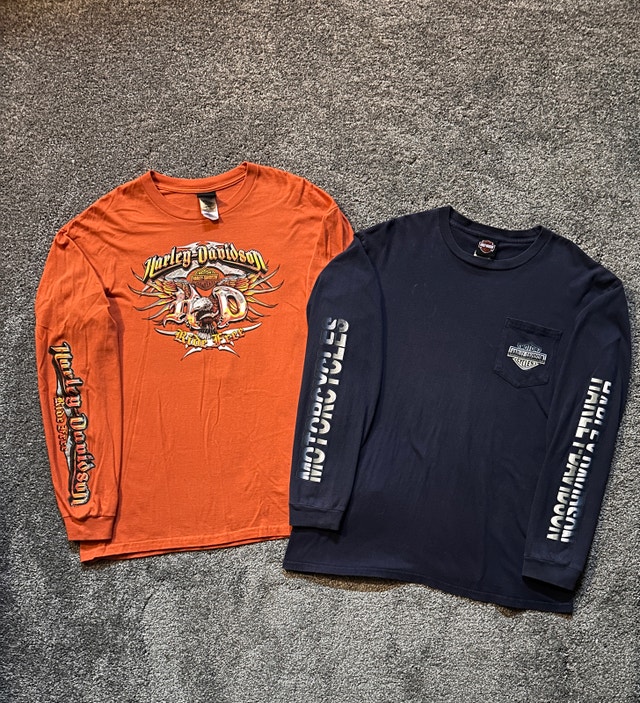 Harley Davidson long sleeve shirts size XL
