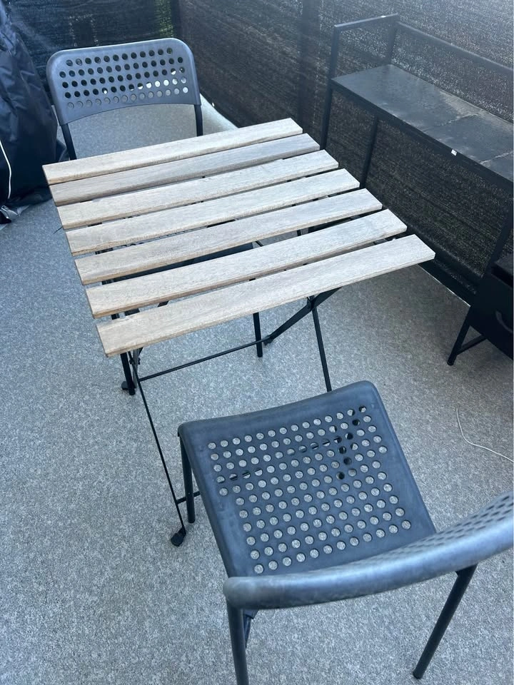 IKEA TÄRNÖ Bistro Table and 2 ADDE Chairs - photo 2