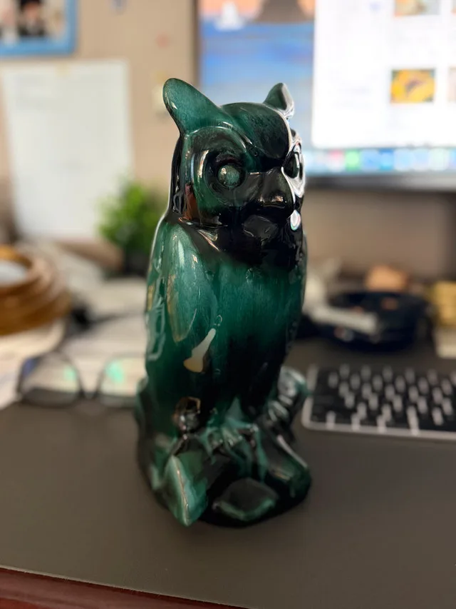 Blue Mountain Pottery Owl image indicator(2)