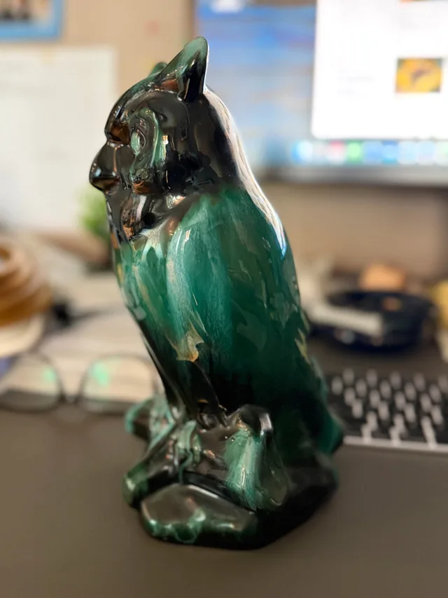 Blue Mountain Pottery Owl image indicator(3)