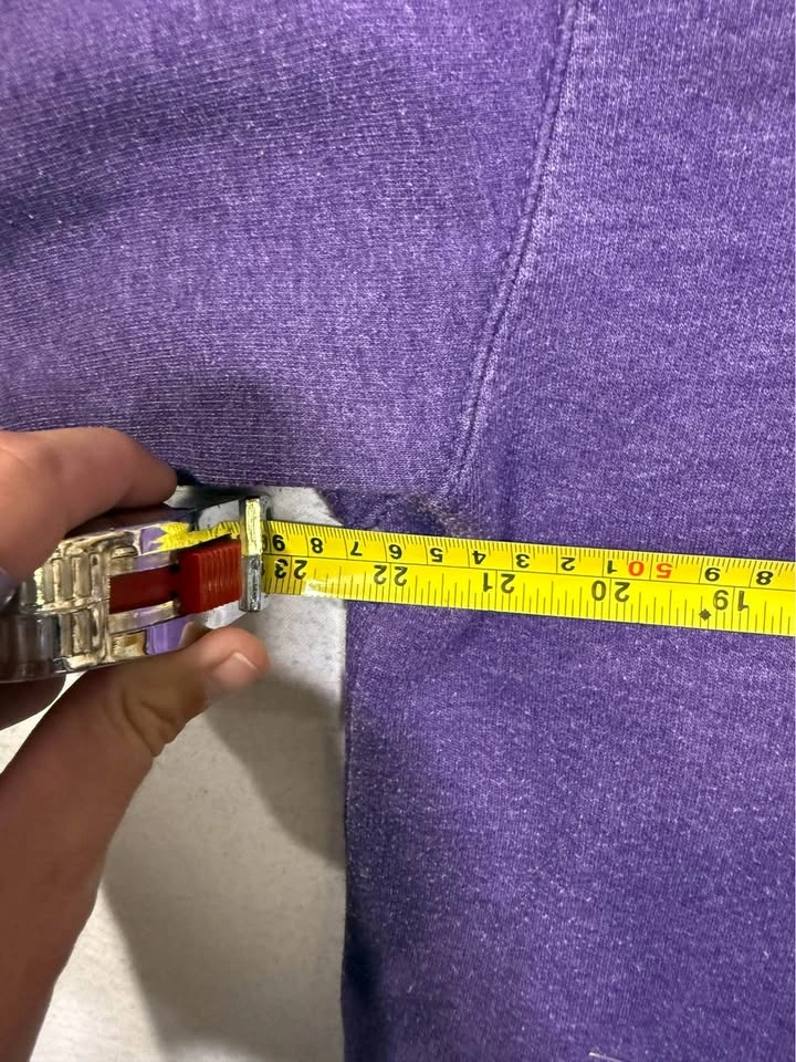 Vintage DC Shoes Purple Zip-Up Hoodie Size Large skate - photo 5