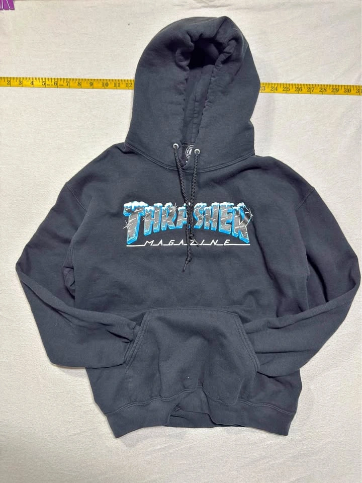 Thrasher Magazine Ice Logo Hoodie - Size Medium