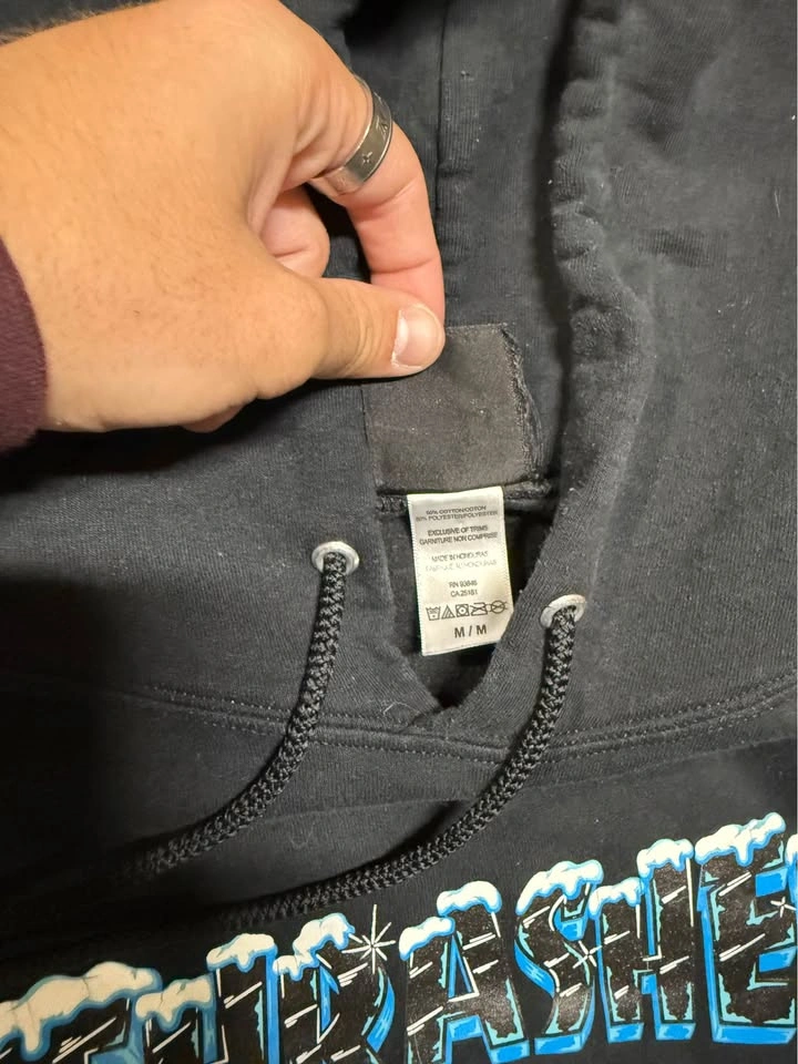 Thrasher Magazine Ice Logo Hoodie - Size Medium - photo 5