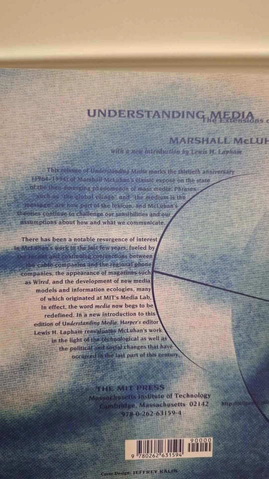 Understanding Media: The Extensions of Man by Marshall McLuhan - photo 2