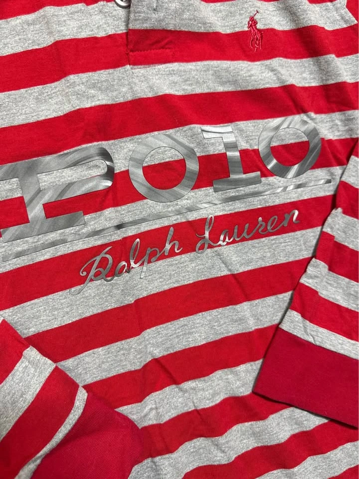Polo Ralph Lauren Striped Rugby Shirt Size Medium - photo 2