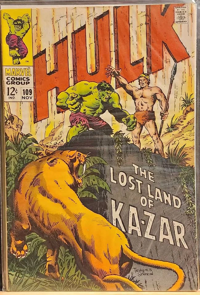 Marvel Comics The Incredible Hulk #109 Ka-Zar
