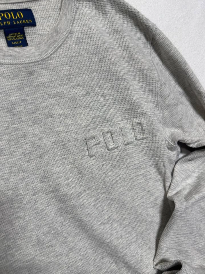 Polo Ralph Lauren Waffle Knit Thermal Shirt - Small - photo 3