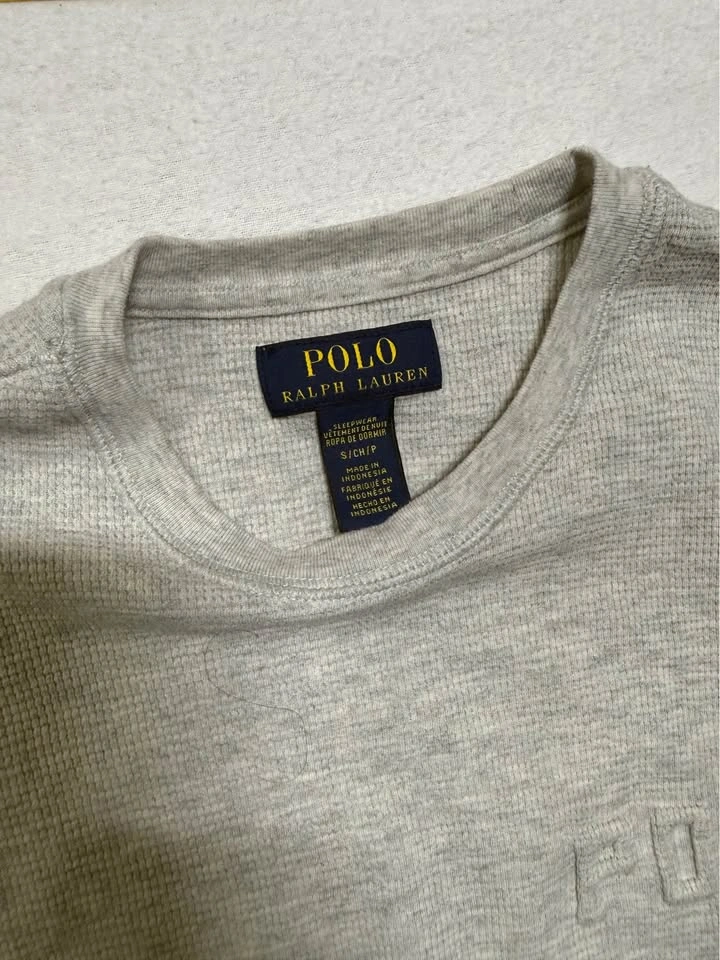 Polo Ralph Lauren Waffle Knit Thermal Shirt - Small - photo 4