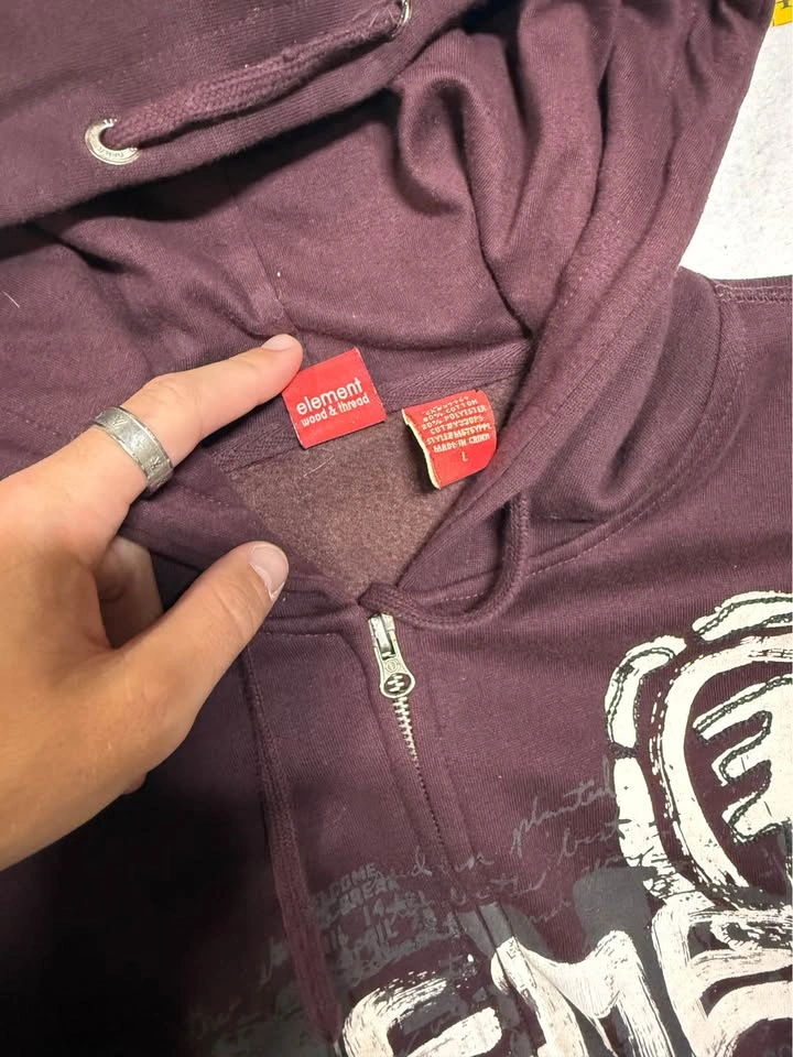 Vintage Element skate Zip-Up Hoodie - photo 3