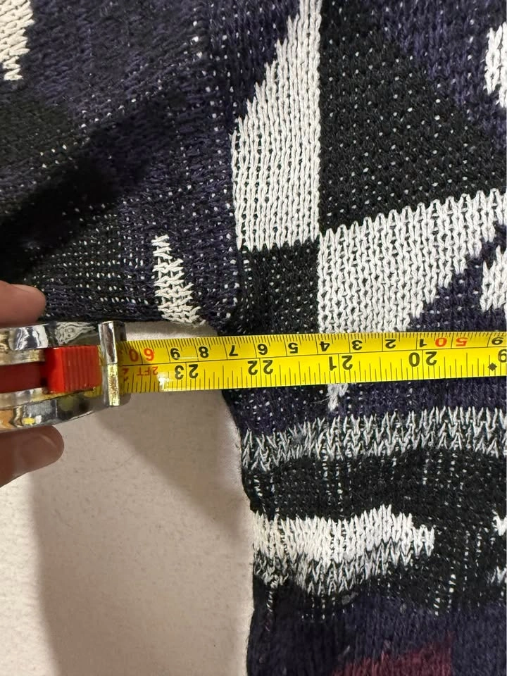 De Vono's Vintage Geometric Knit Sweater - photo 5