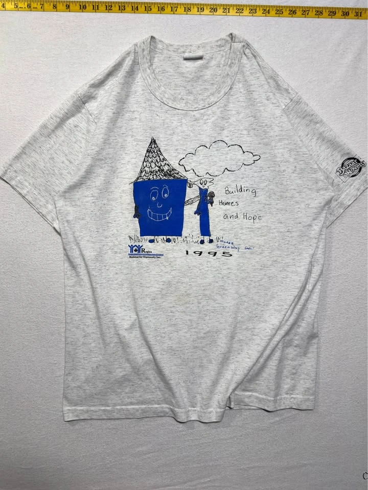 Vintage 1995 Jerico Habitat for Humanity T-Shirt XL