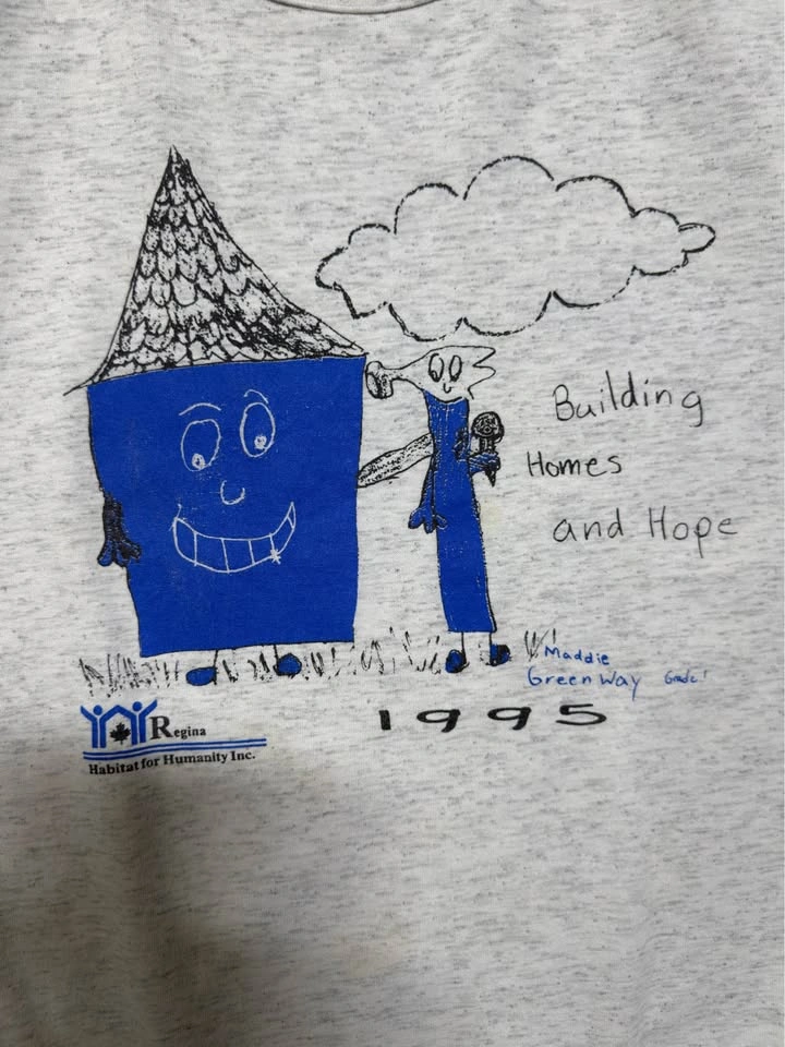 Vintage 1995 Jerico Habitat for Humanity T-Shirt XL - photo 2