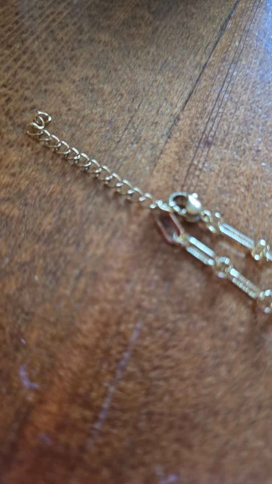 Multi Stone Cross with adjustable chain size - photo 2