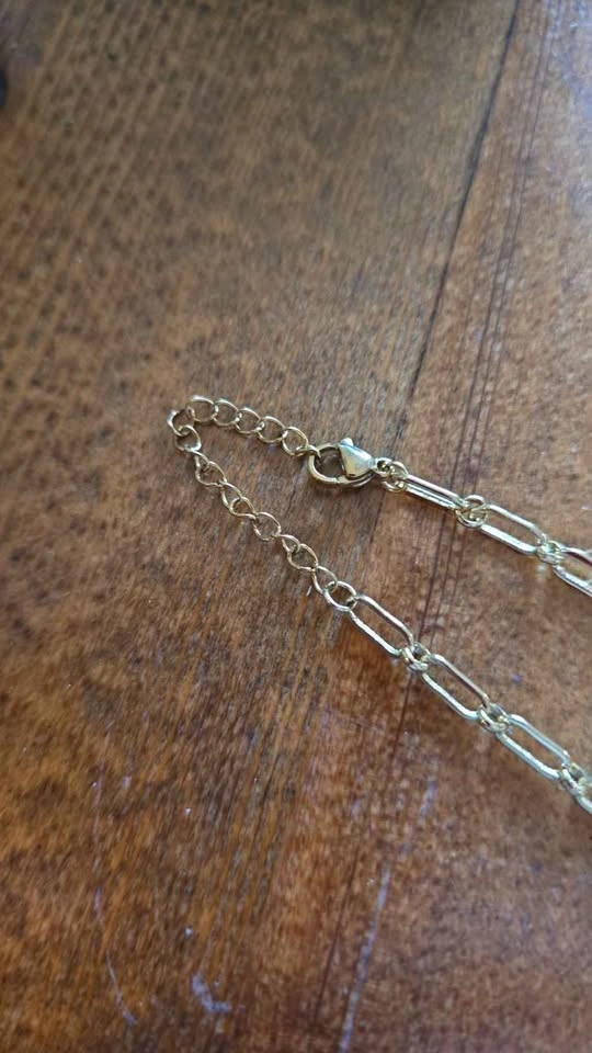 Multi Stone Cross with adjustable chain size - photo 3