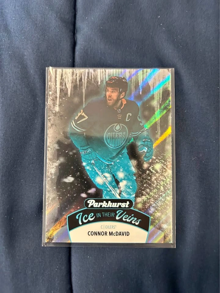 Parkhurst Ice in Their Veins Connor McDavid Hockey Card