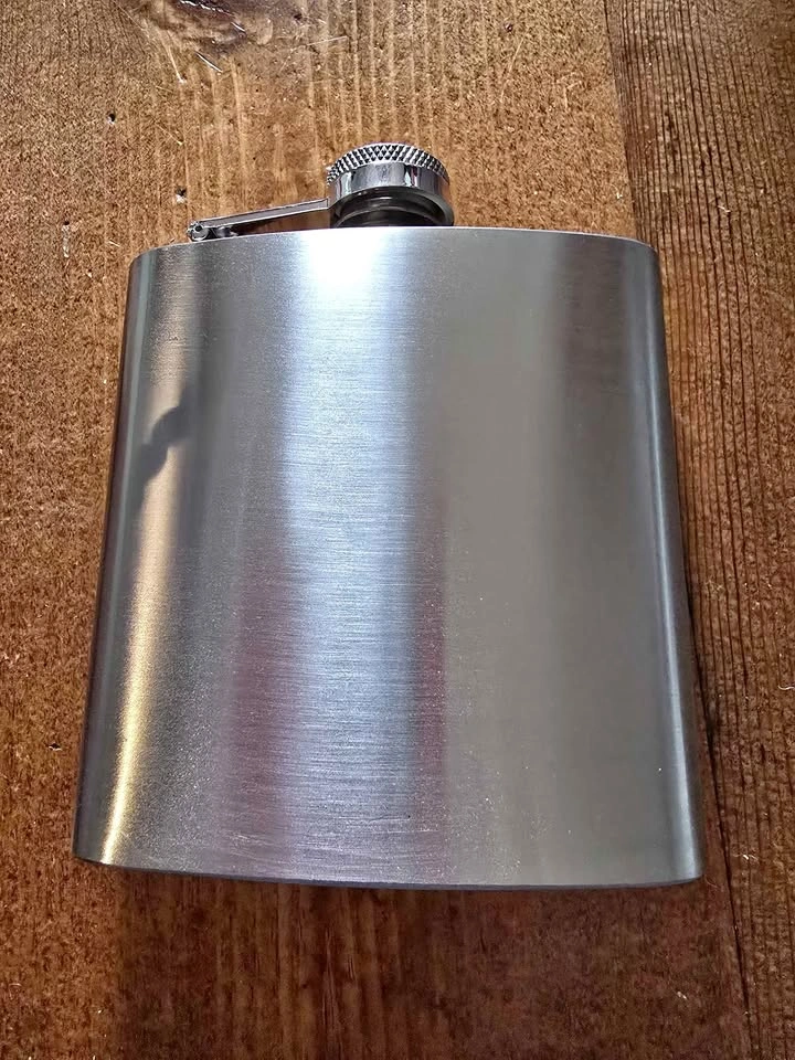 6 oz Stainless Steel Hip Flask