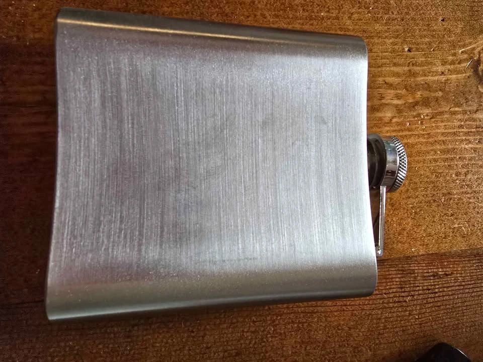 6 oz Stainless Steel Hip Flask - photo 2
