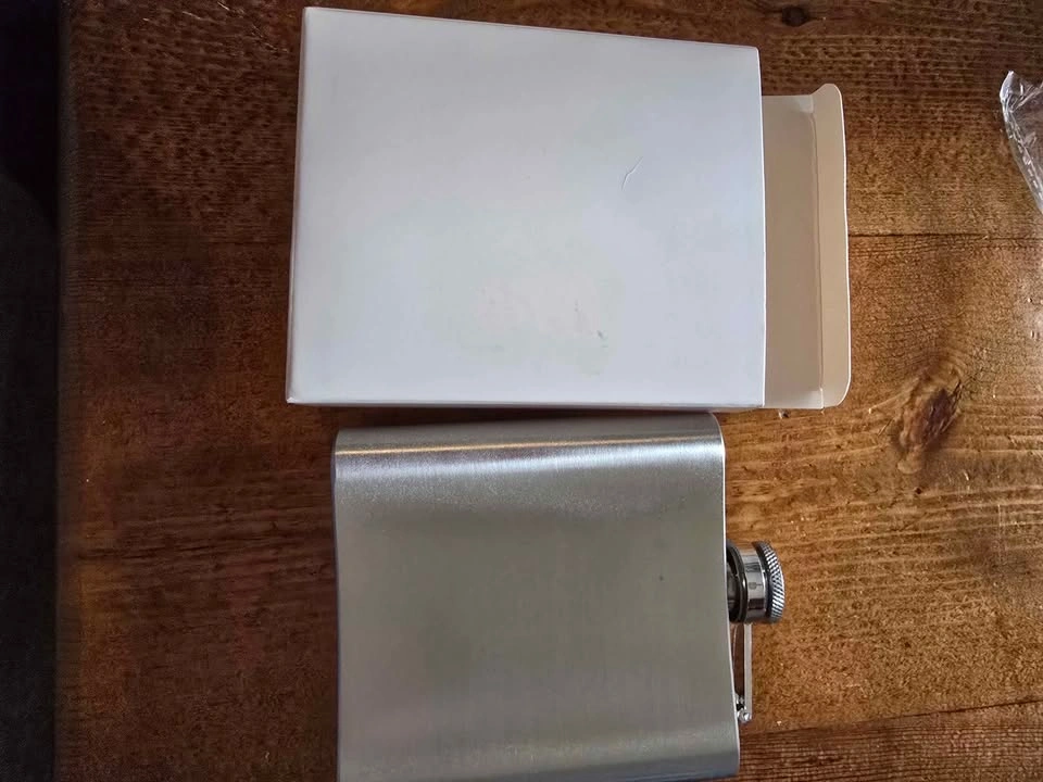 6 oz Stainless Steel Hip Flask - photo 3