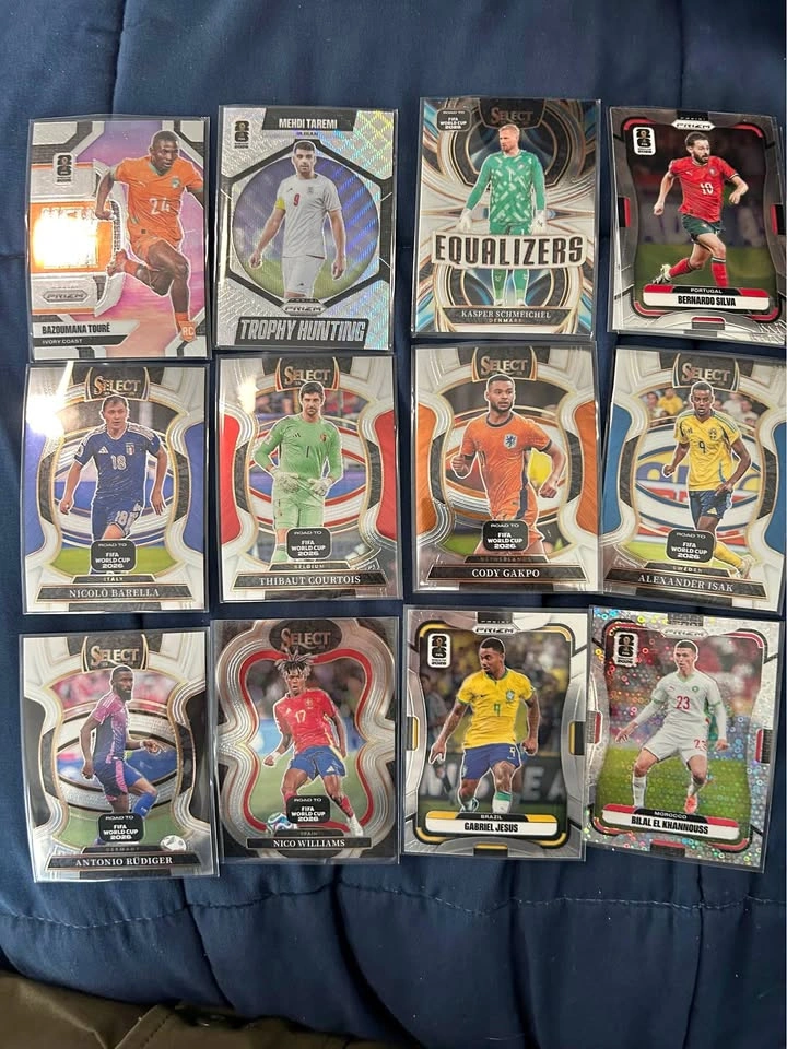 Panini Prizm and Select Road to FIFA World Cup 2026 Soccer Cards
