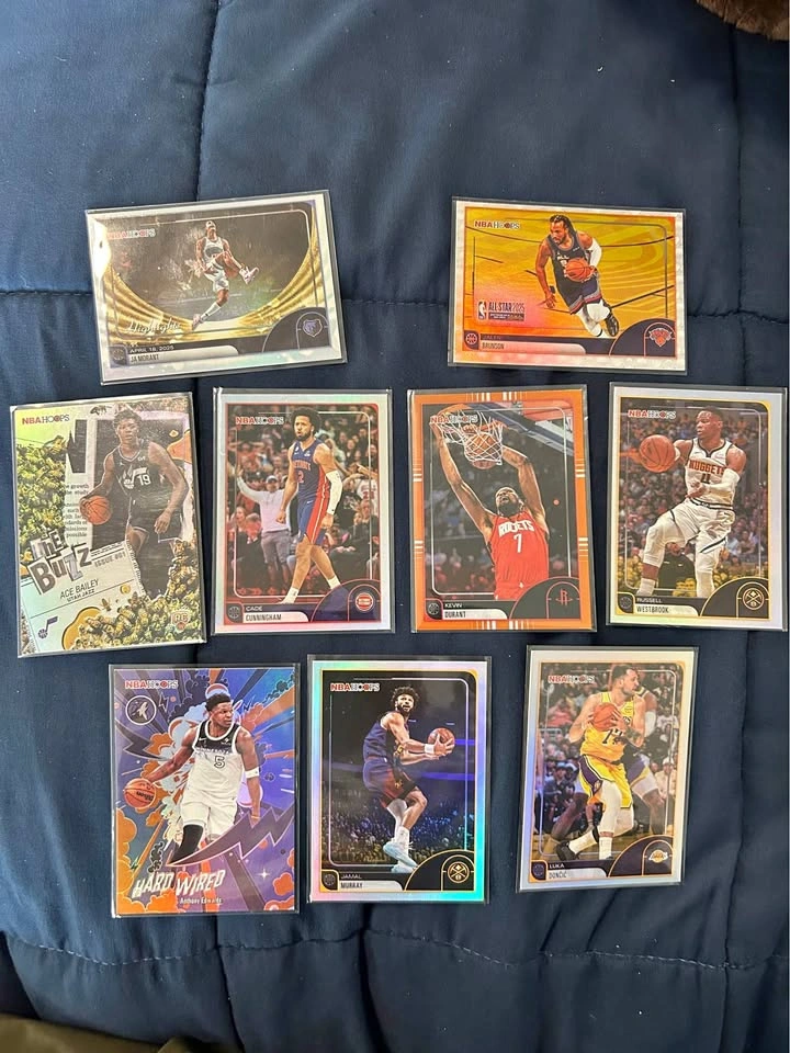 NBA Hoops Panini Basketball Trading Card Lot