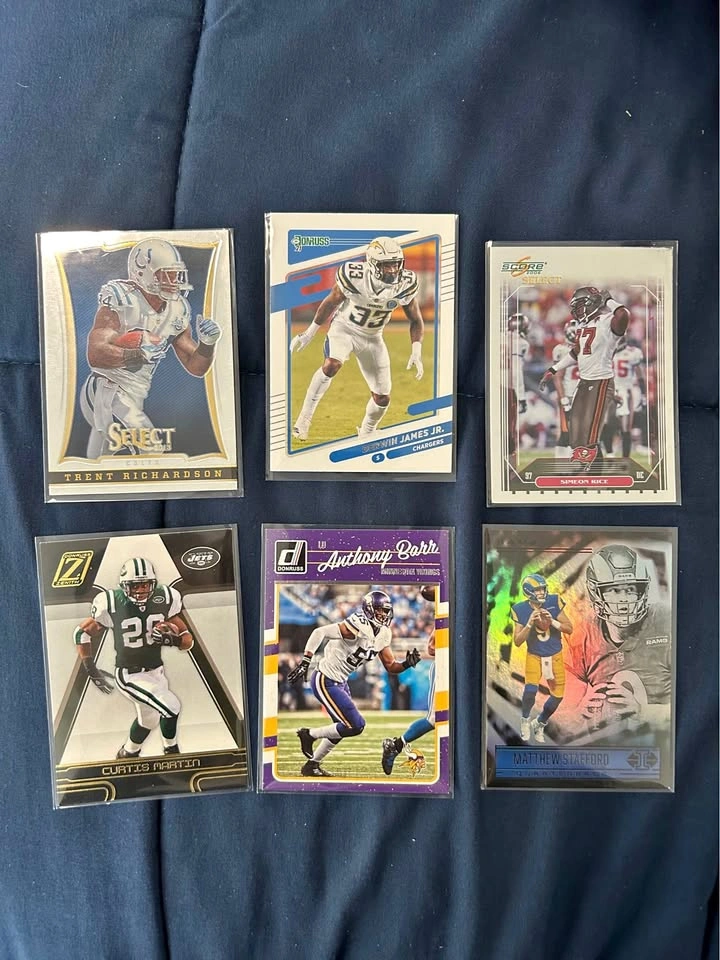 Panini Select, Donruss, Score, Zenith, and Illusions NFL Footbal