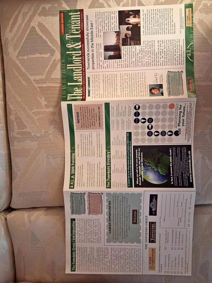 Vintage The Landlord & Tenant Newsletter - Summer 1999 (Issue 3)